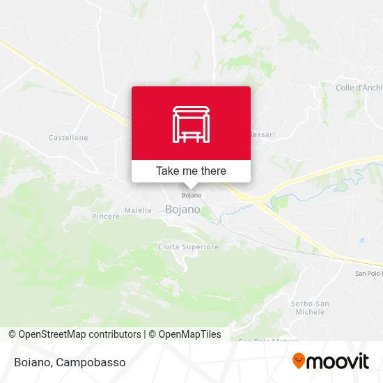 Boiano map