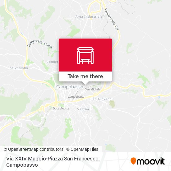 Via XXIV Maggio-Piazza San Francesco map