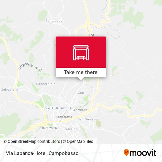 Via Labanca-Hotel map