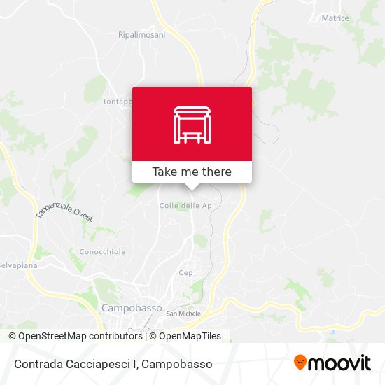 Contrada Cacciapesci I map