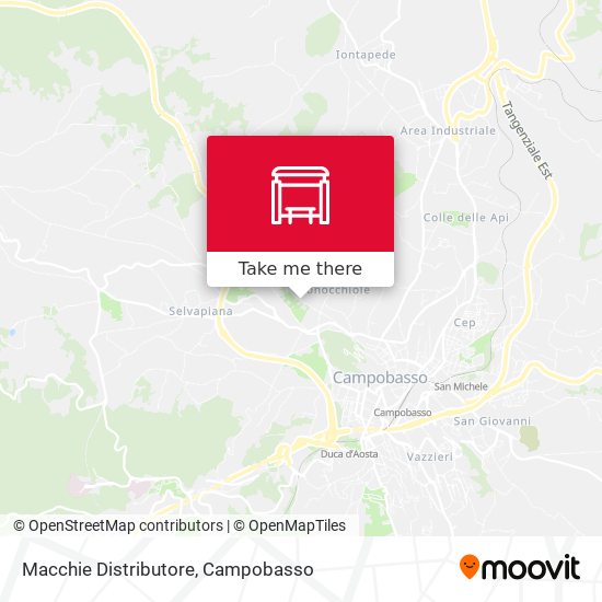 Macchie Distributore map