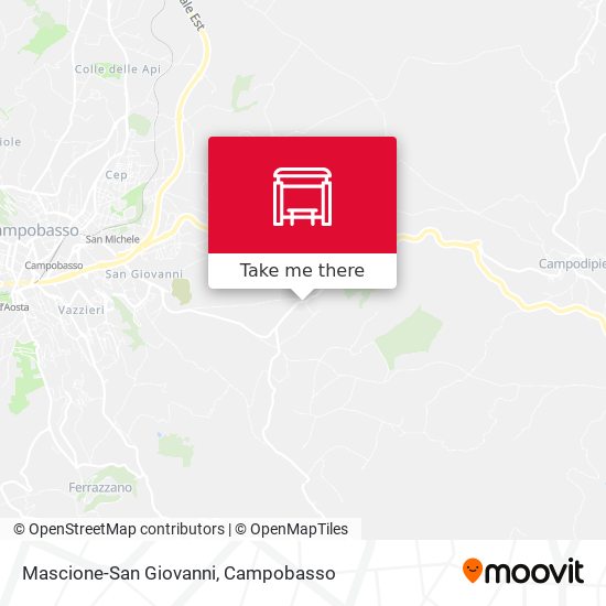 Mascione-San Giovanni map