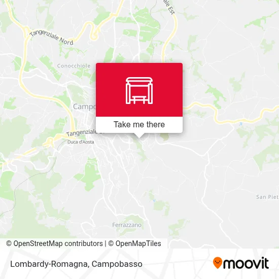 Lombardy-Romagna map