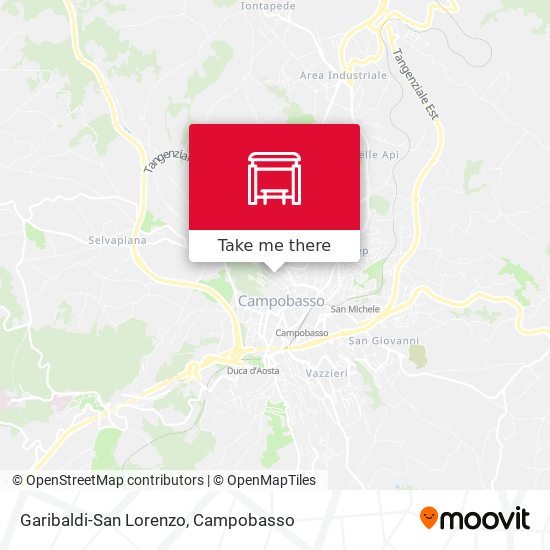 Garibaldi-San Lorenzo map