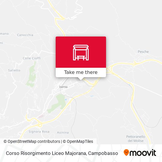 Corso Risorgimento Liceo Majorana map