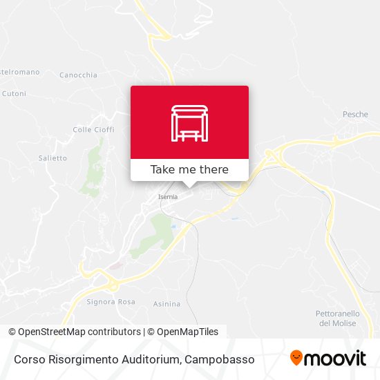 Corso Risorgimento Auditorium map