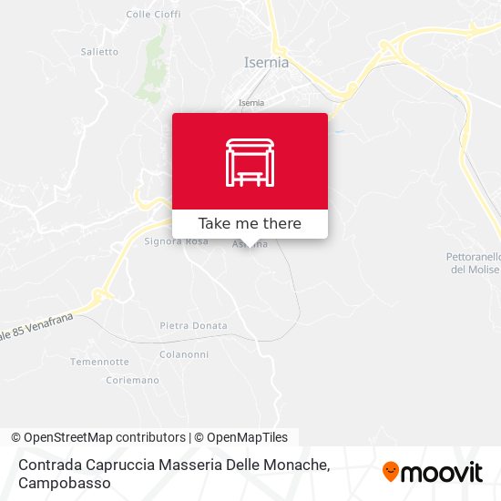 Contrada Capruccia Masseria Delle Monache map