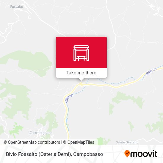Bivio Fossalto (Osteria Demi) map