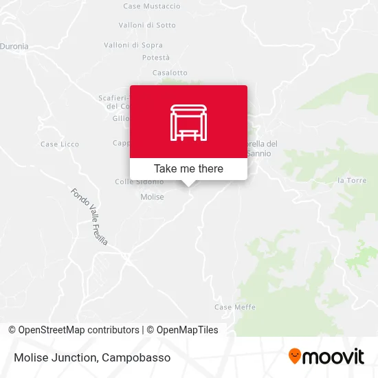 Molise Junction map