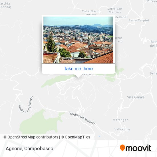 Agnone map