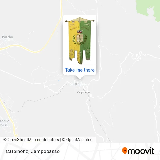 Carpinone map