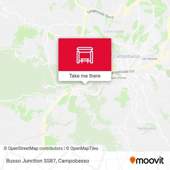Busso Junction SS87 map