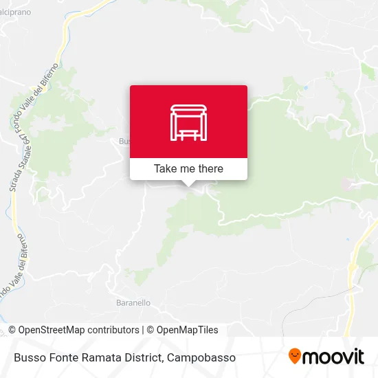 Busso Fonte Ramata District map