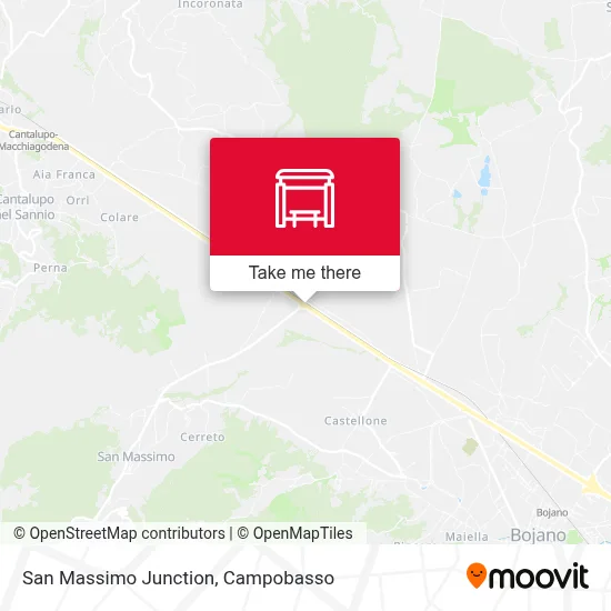 San Massimo Junction map