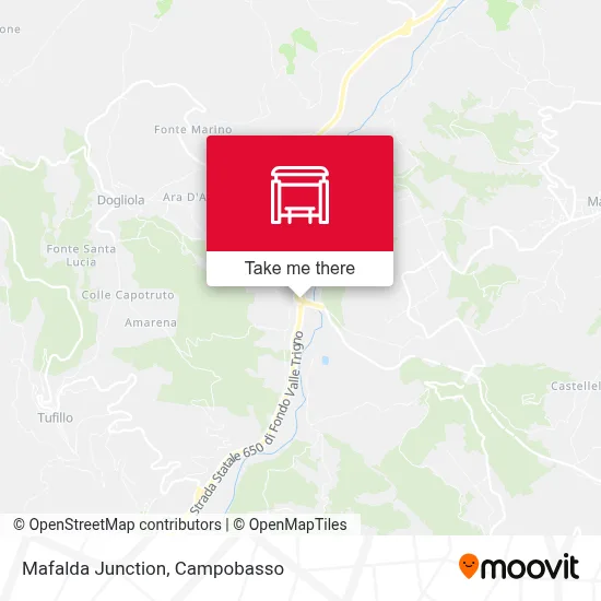 Mafalda Junction map