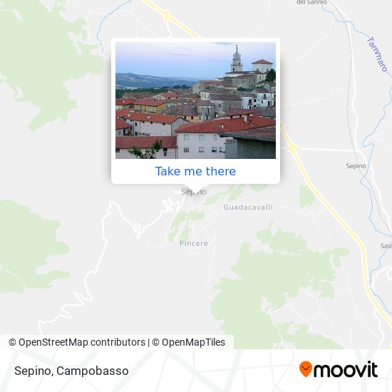 Sepino map