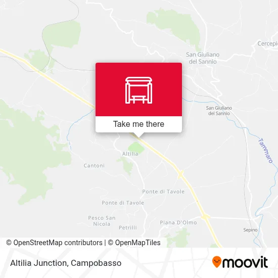 Altilia Junction map