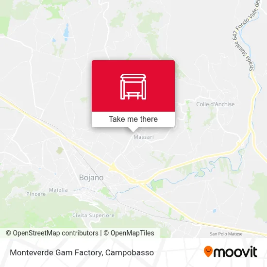 Monteverde Gam Factory map