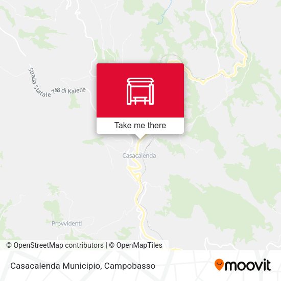 Casacalenda Municipio map