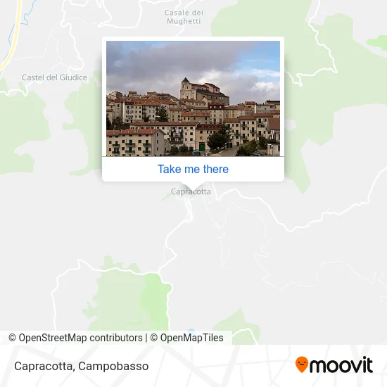 Capracotta map