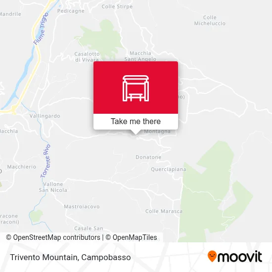 Trivento Mountain map