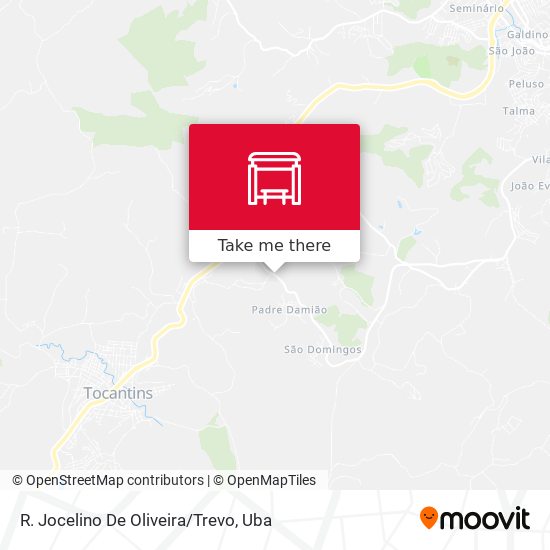 Mapa R. Jocelino De Oliveira/Trevo