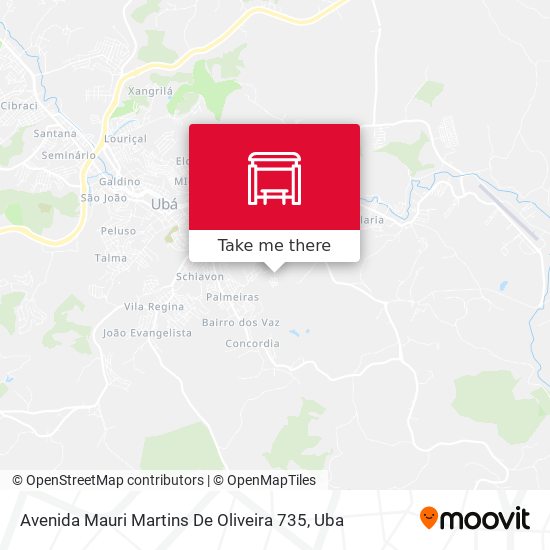 Mapa Avenida Mauri Martins De Oliveira 735
