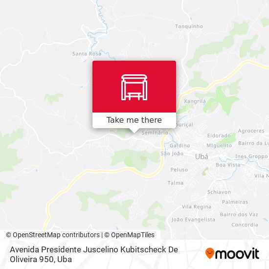 Mapa Avenida Presidente Juscelino Kubitscheck De Oliveira 950