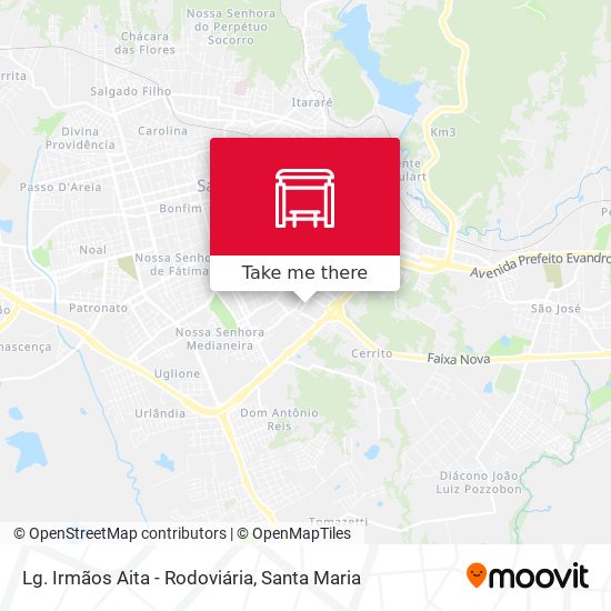 Lg. Irmãos Aita - Rodoviária map