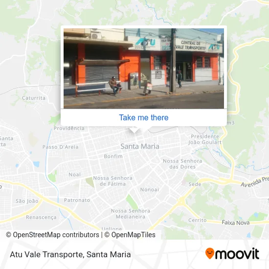 Atu Vale Transporte map