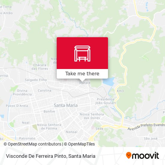 Mapa Visconde De Ferreira Pinto