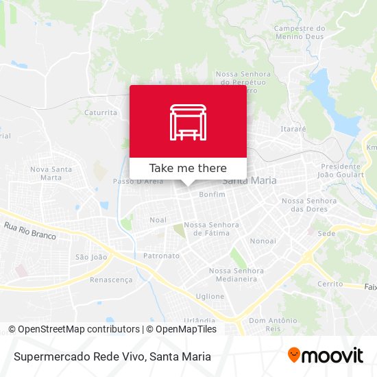 Supermercado Rede Vivo map