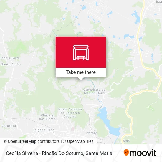 Cecília Silveira - Rincão Do Soturno map