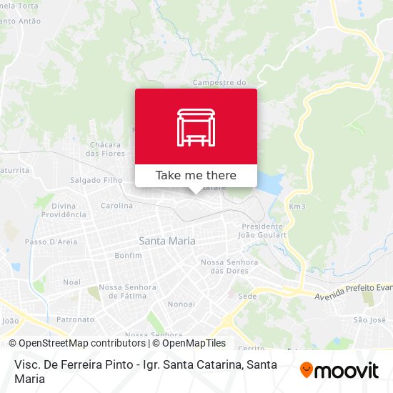 Mapa Visc. De Ferreira Pinto - Igr. Santa Catarina