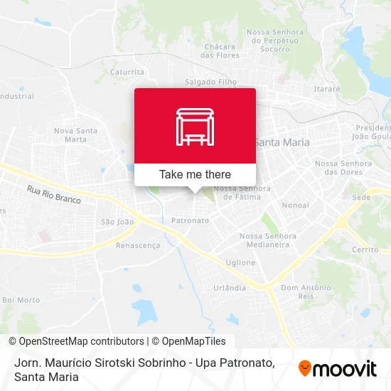 Jorn. Maurício Sirotski Sobrinho - Upa Patronato map