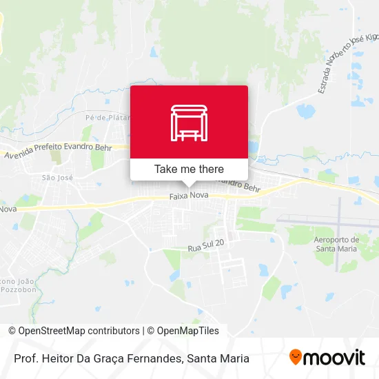 Prof. Heitor Da Graça Fernandes map
