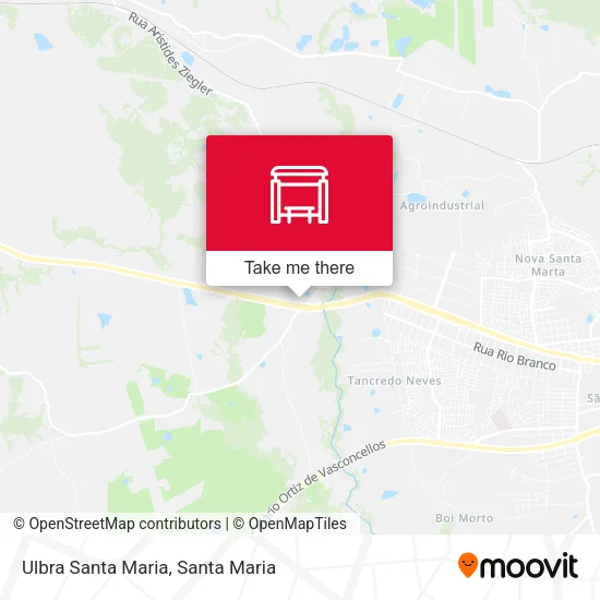 Ulbra Santa Maria map