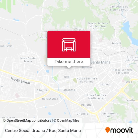 Mapa Centro Social Urbano / Boe