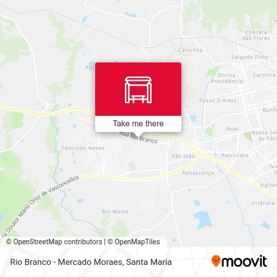 Rio Branco - Mercado Moraes map