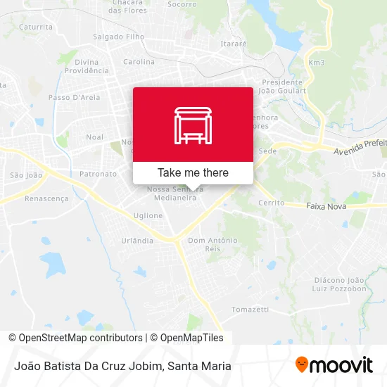 João Batista Da Cruz Jobim map