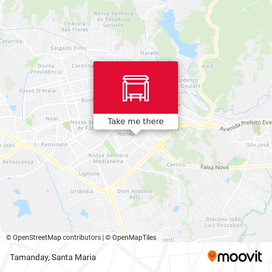 Tamanday map