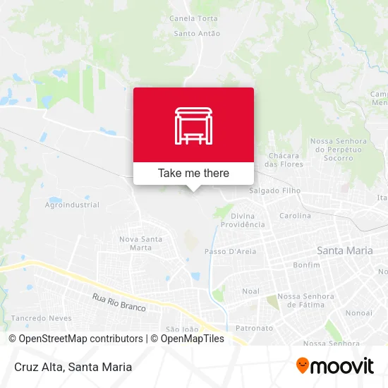 Cruz Alta map