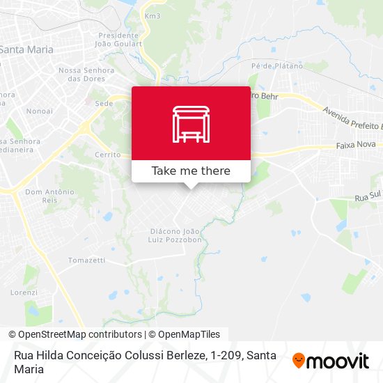 Rua Hilda Conceição Colussi Berleze, 1-209 map