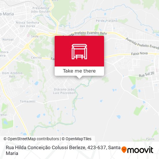 Rua Hilda Conceição Colussi Berleze, 423-637 map