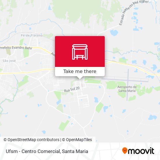 Mapa Ufsm - Centro Comercial