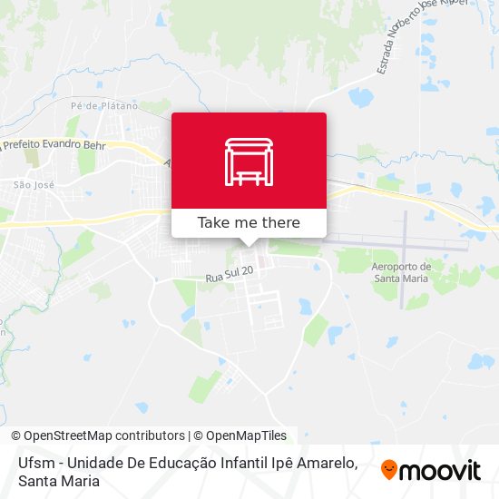 Mapa Ufsm - Unidade De Educação Infantil Ipê Amarelo