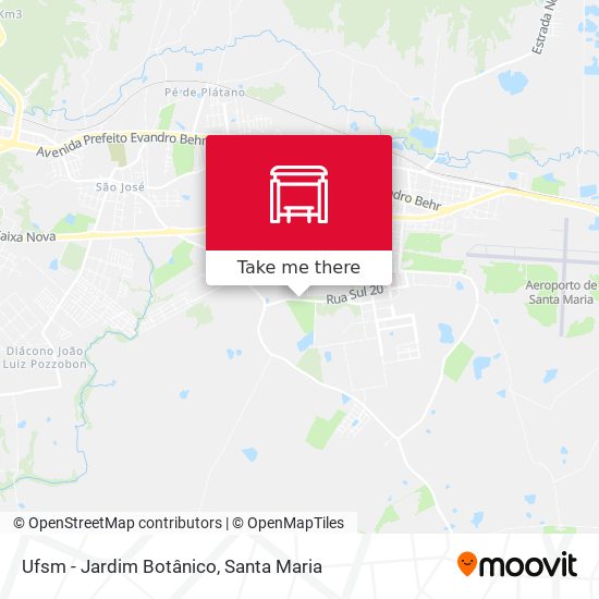 Ufsm - Jardim Botânico map