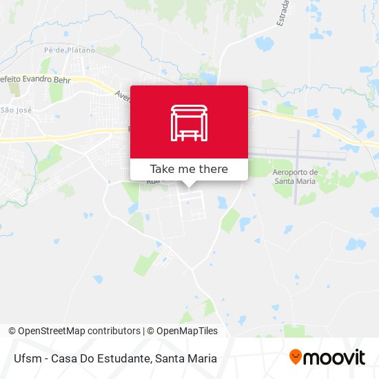 Mapa Ufsm - Casa Do Estudante