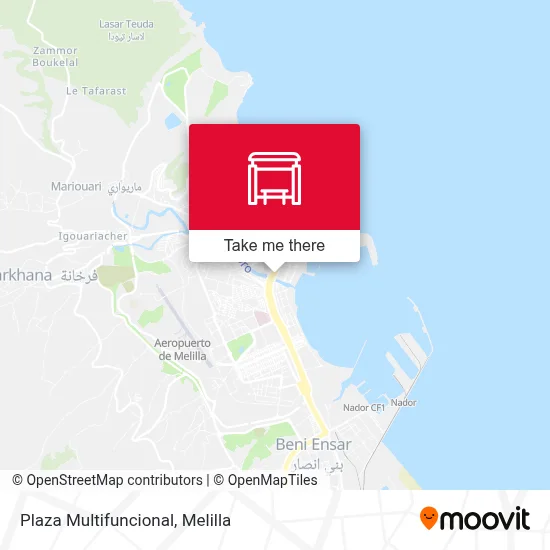 Plaza Multifuncional map