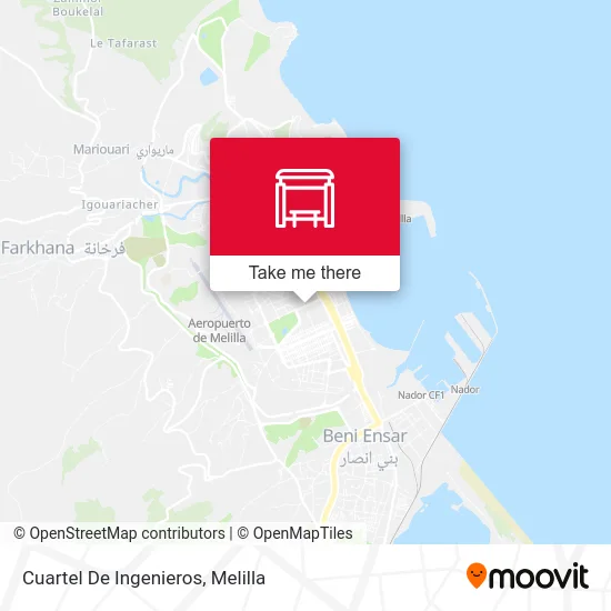 Cuartel De Ingenieros map